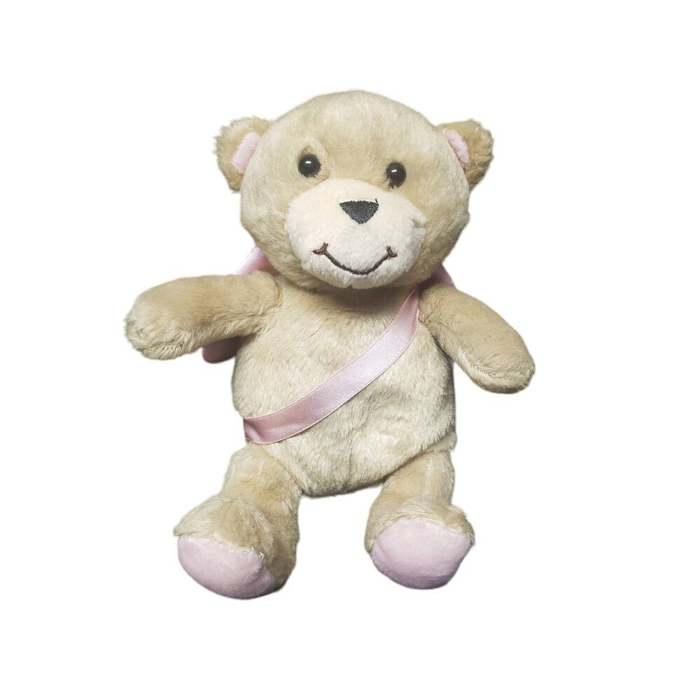 Vintage Hallmark Cupid Angel Magnetic Kiss Kiss Stuffed Plush Bear